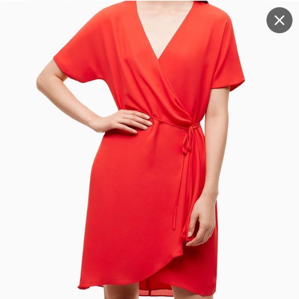 Red babaton Wallace dress